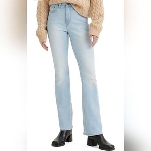 Levi's 725 High Rise Light Wash Classic Bootcut Jeans Stretch Plus 16 33x32 NEW